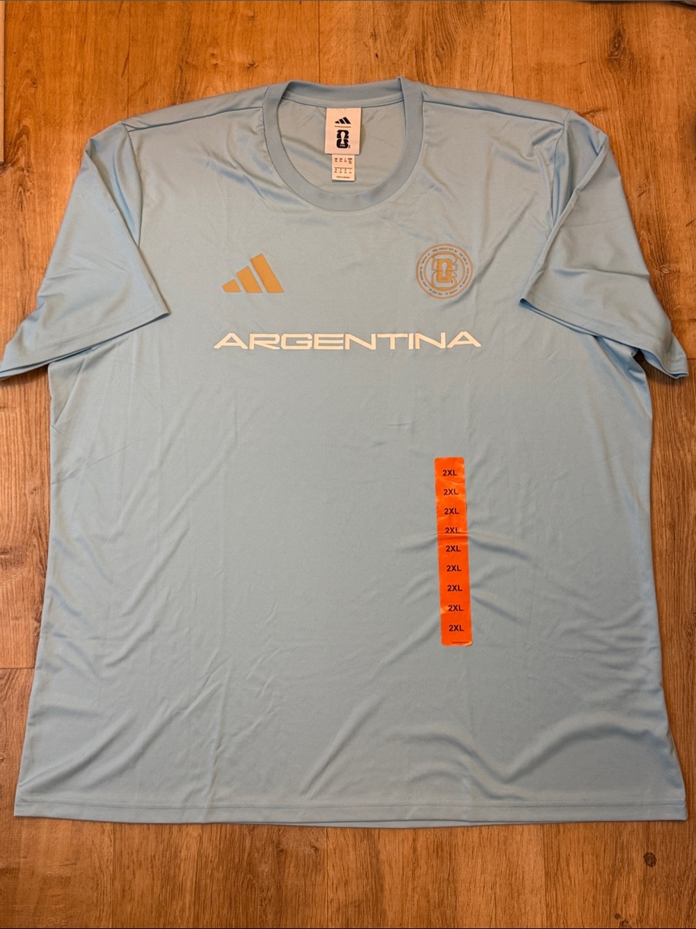 Adidas FIFA Argentina Light Blue Soccer Jersey with White Logo